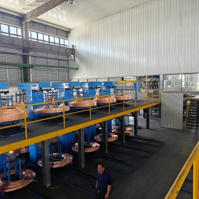 Koperen continu gietmachine voor tinfosforen Bronzen strip billet productie en precisio